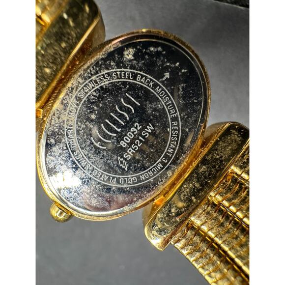Vintag Ecclissi Quartz Swiss 3 Micron Gold-plated Ladies Watch Oval 26.3mm - Picture 9 of 10